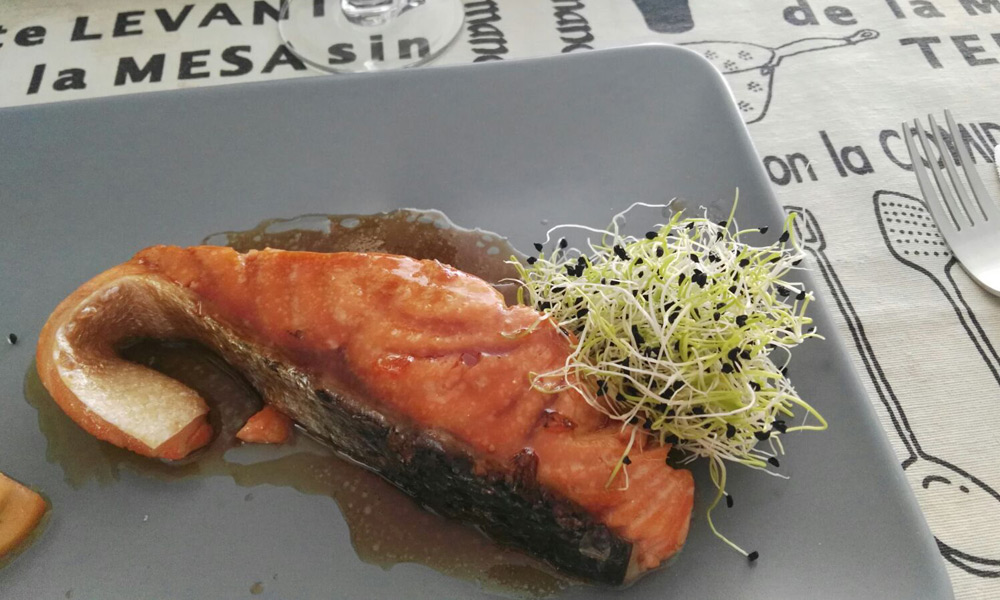 Salmón en Salsa Teriyaki