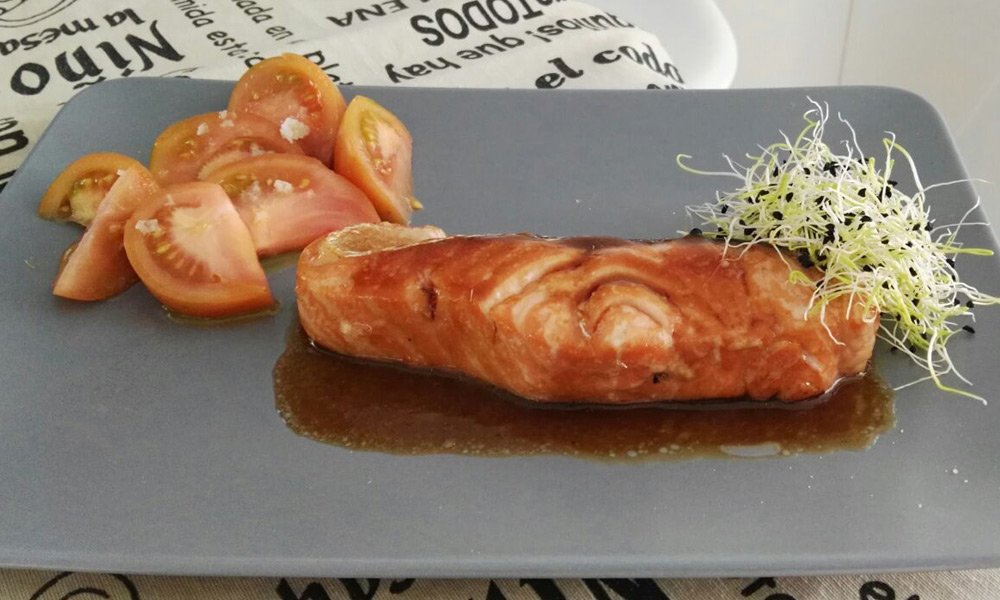 Salmón en Salsa Teriyaki